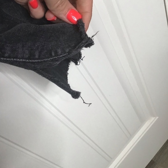 AGOLDE Jean Sophie High Waist Skinny Jeans in Black Size 31. - Picture 9 of 14